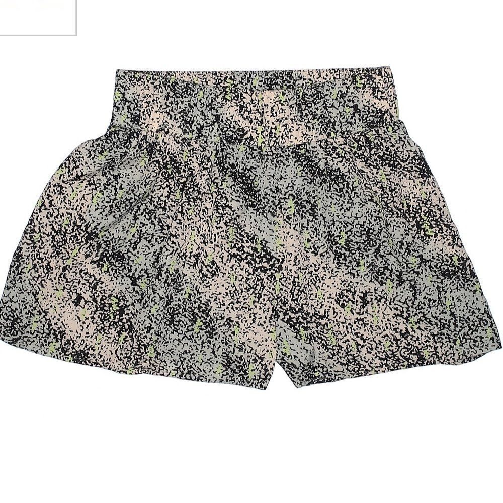 BCBG silk colorful pattern shorts